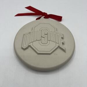 Vintage OHIO STATE UNIVERSITY BUCKEYES Stoneware Cookie Mold Pfaltzgraff 5"